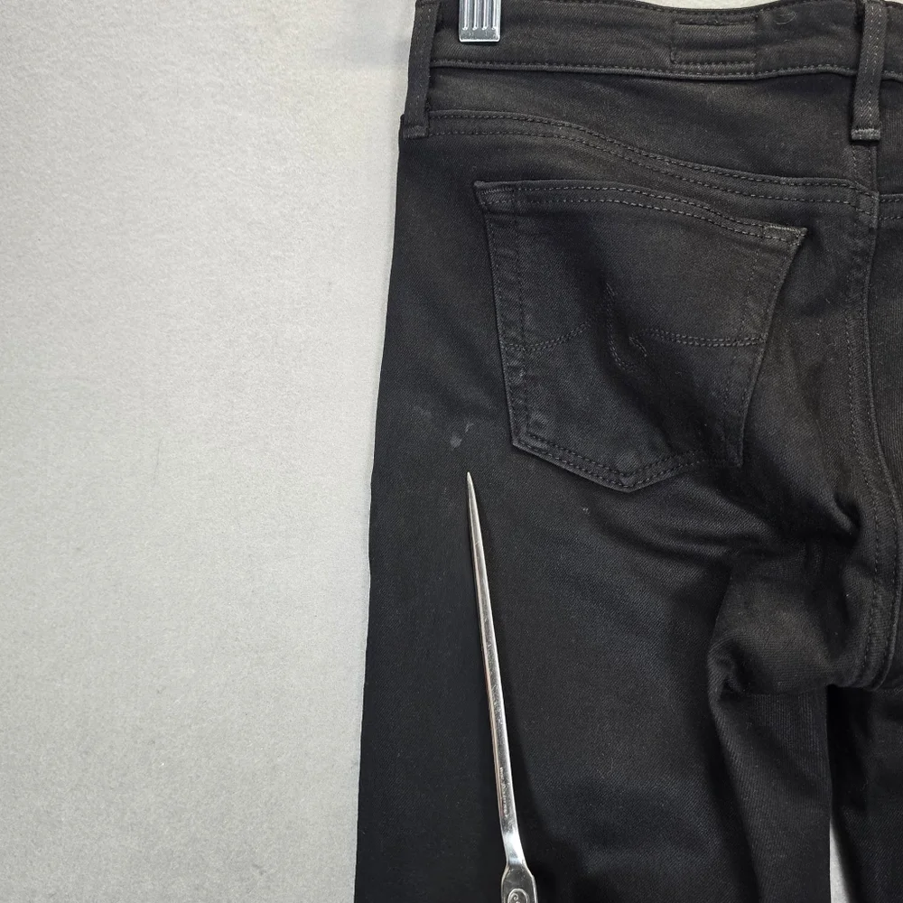 AG Adriano Goldschmied The Farrah Skinny Ankle High Rise Black Casual Size 25